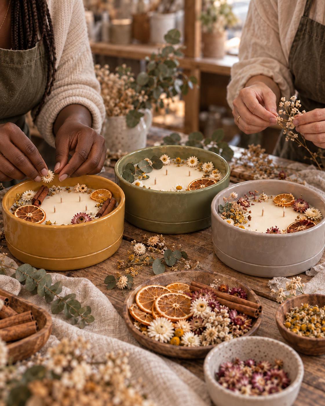Kaarsen Atelier - Herfst in het Groen